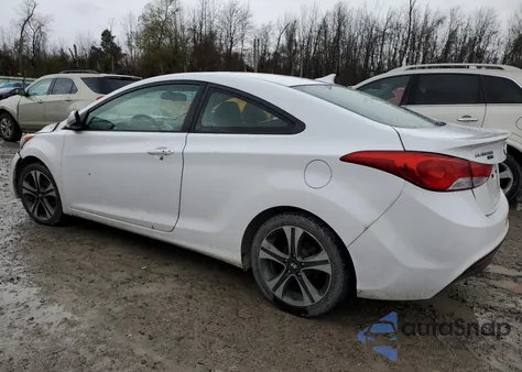 2013 Hyundai Elantra Coupe Gs из США, поврежденный, VIN KMHDH6AE5DU022853